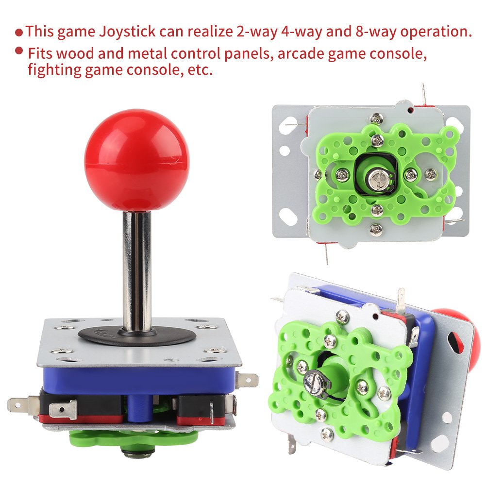 Joystick, Classic Game Joystick 2/4/8 Way Styl zawodów Joystick Ball do gier
