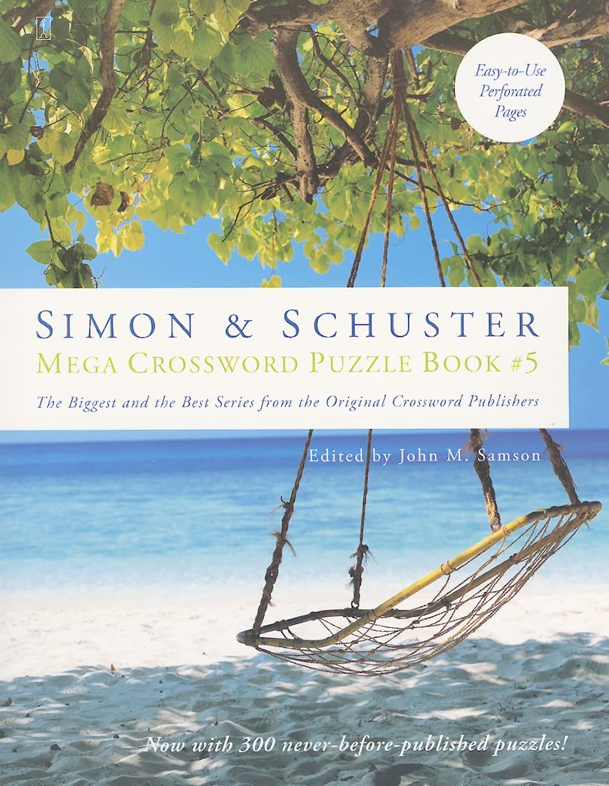 Simon & Schuster Mega Crossword Puzzle Book #5 (Volume 5 ...