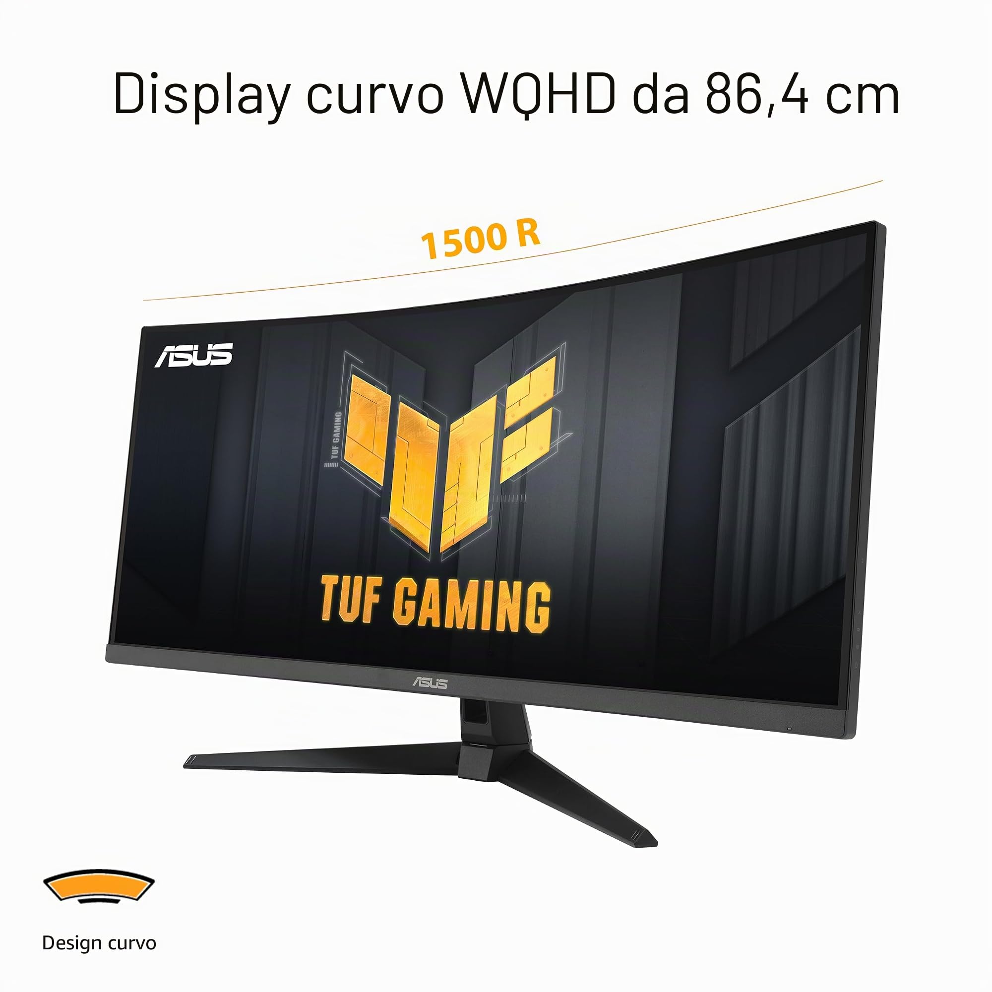 ASUS TUF Gaming VG34VQ3B 34" LED VA UltraWide QHD 180Hz HDR 400 FreeSync Premium Curva