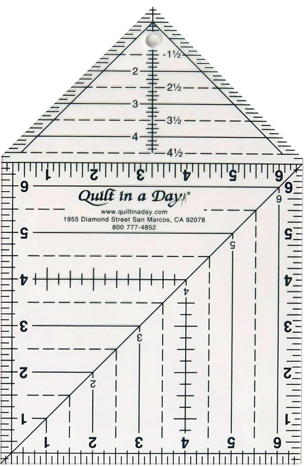 Amazon.com: The Double Square Up Ruler by Quilt in a Day