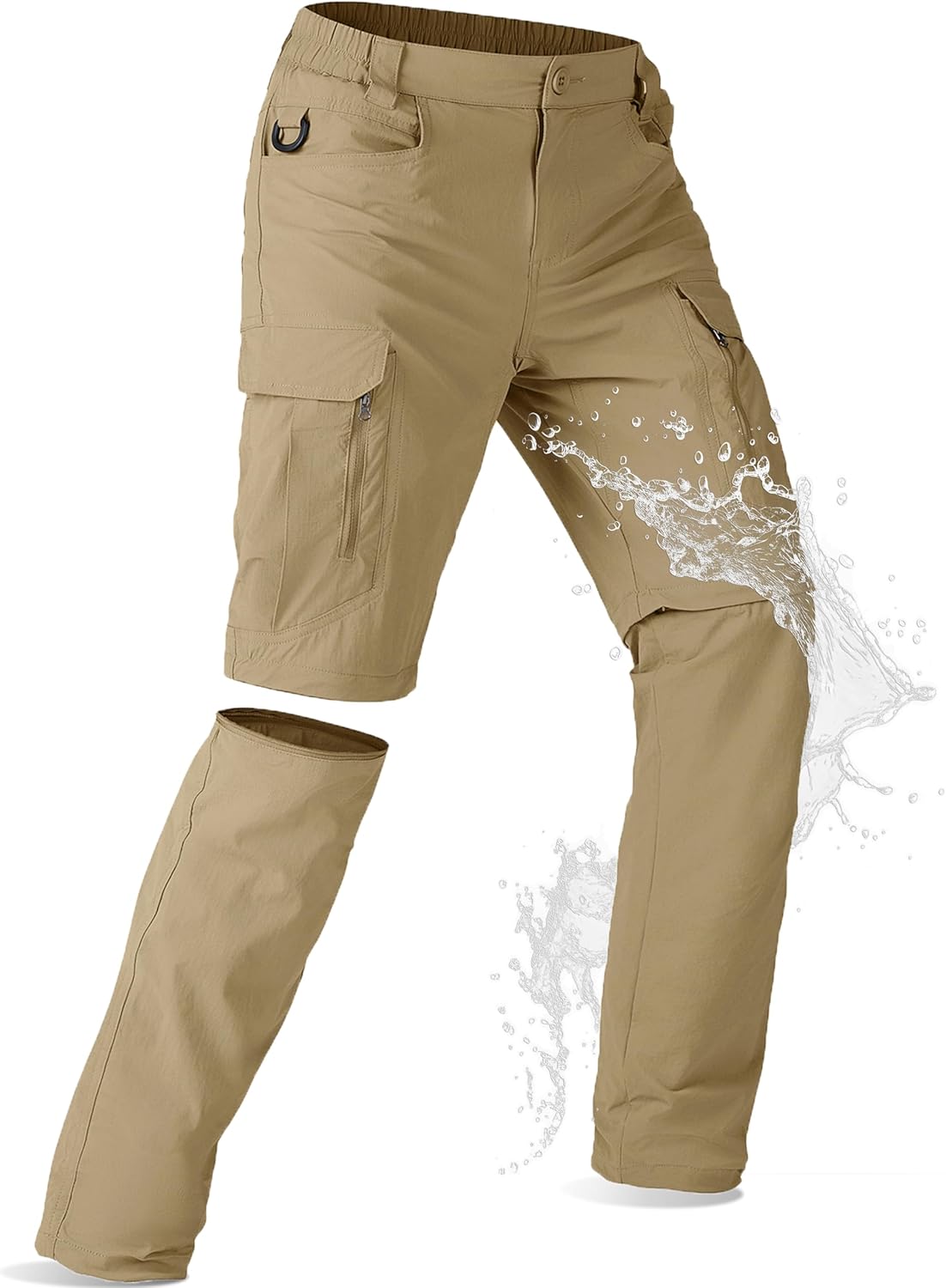 Lightweight Men’s Convertible Hiking Pants: Quick-Dry & Waterproof Lightweight Men’s Convertible Hiking Pants: Quick-Dry & Waterproof