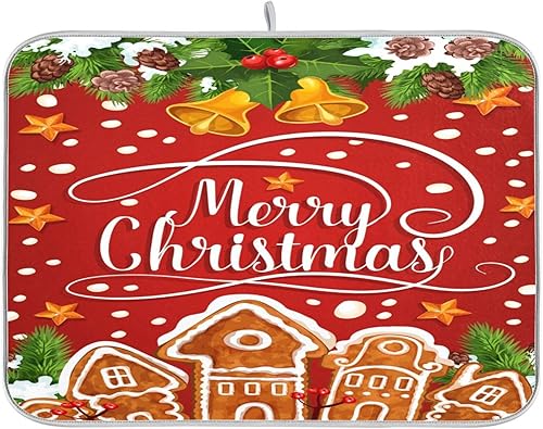 Vista 196 de Tapete de secado de platos de mariposas botánicas para encimera de cocina, almohadilla de secado de microfibra absorbente, grande, 18 x 24 pulgadas