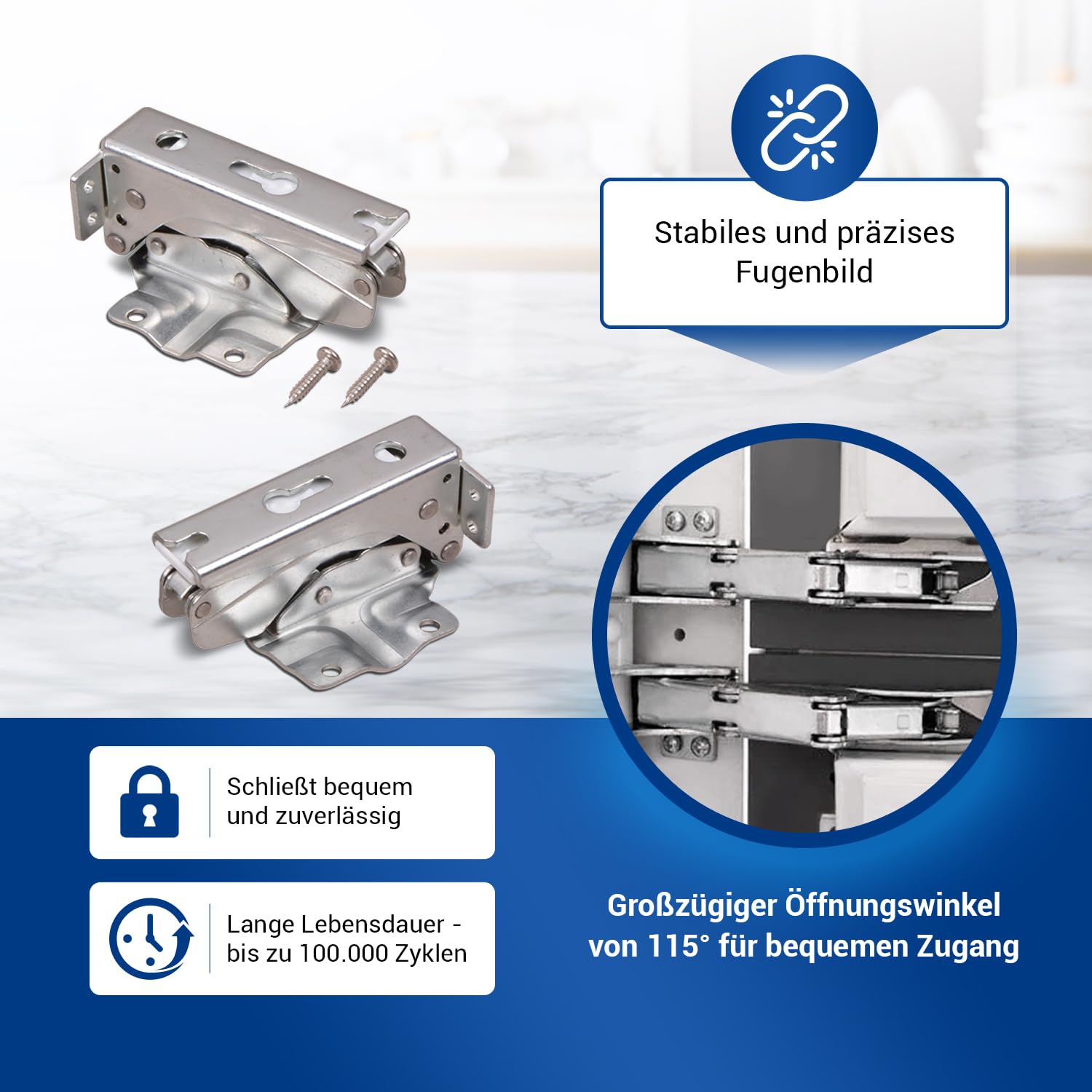 Siemens 481147 Koelkastaccessoires/deuren/koelkast/deurscharnierset, set van 2