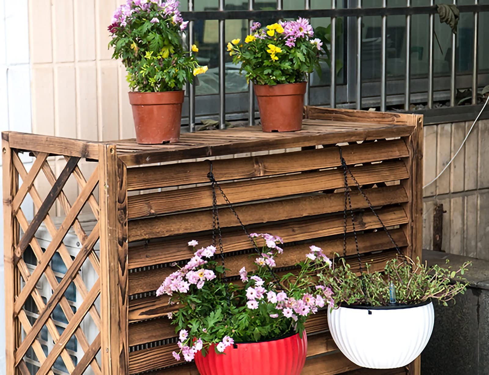 Copertura Impermeabile Per Condizionatore Portatile 40x46x75 Cm - Tessuto Oxford, Con Corda Regolabile - Foto 4