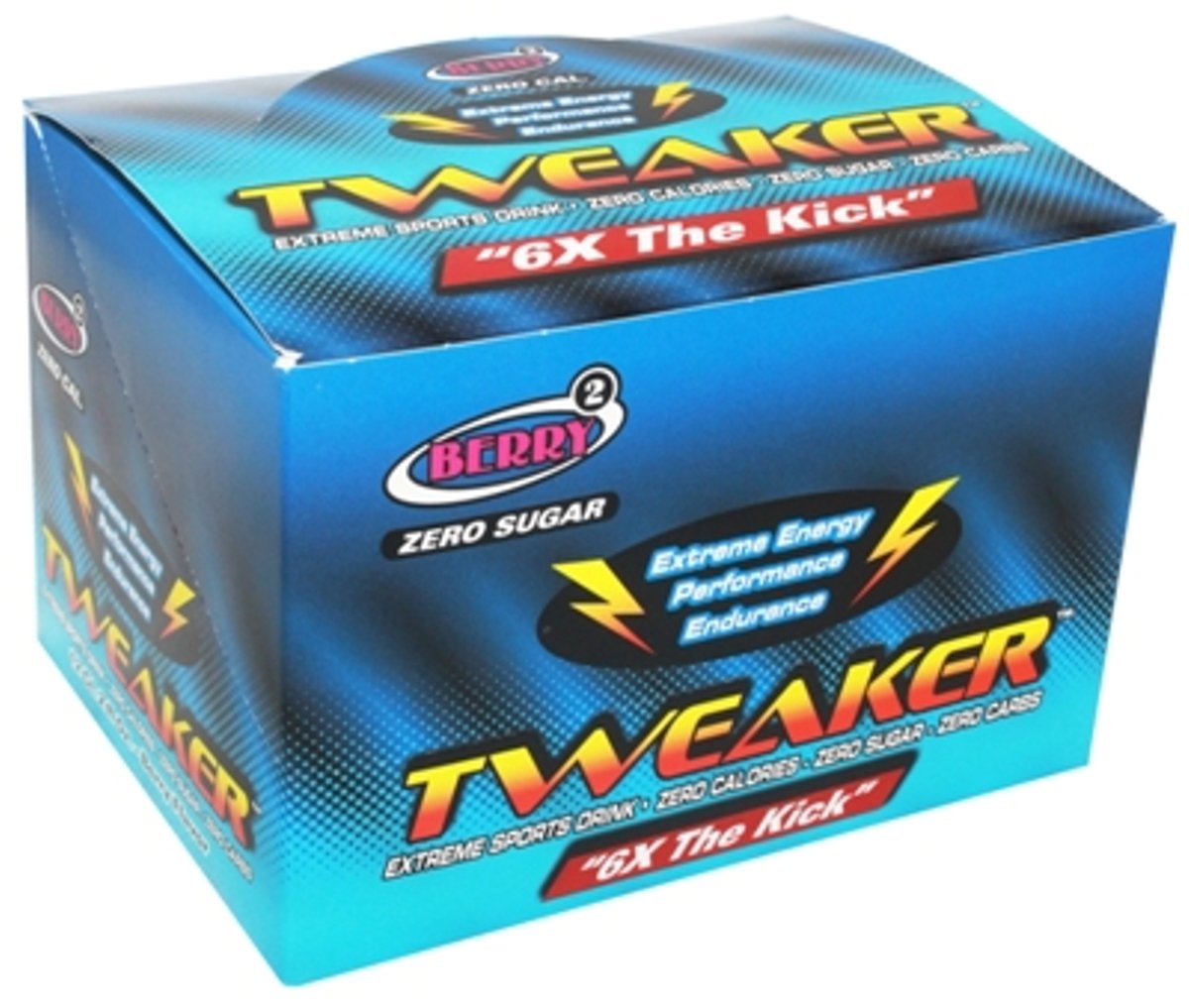 Tweaker Extreme Energy Sports Drink - Berry Flavor 12/2oz