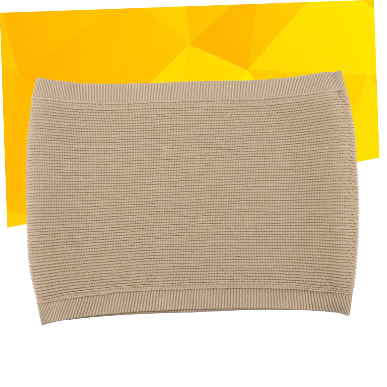 Garneck Mens Waist Trainer Waist Shaper Abdominal Belt Comfortable Elastic Back Support Shaper Beige