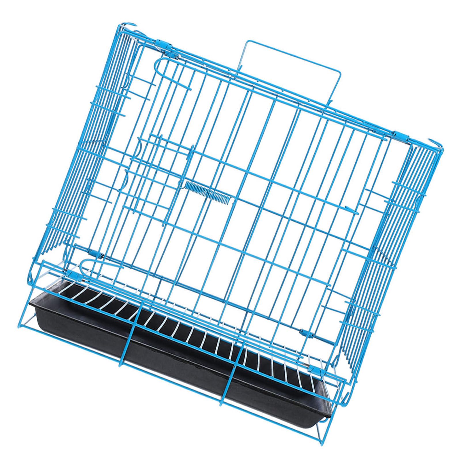 Cage pour animaux de compagnie portable et habitat sécurisé pour extérieur et maison