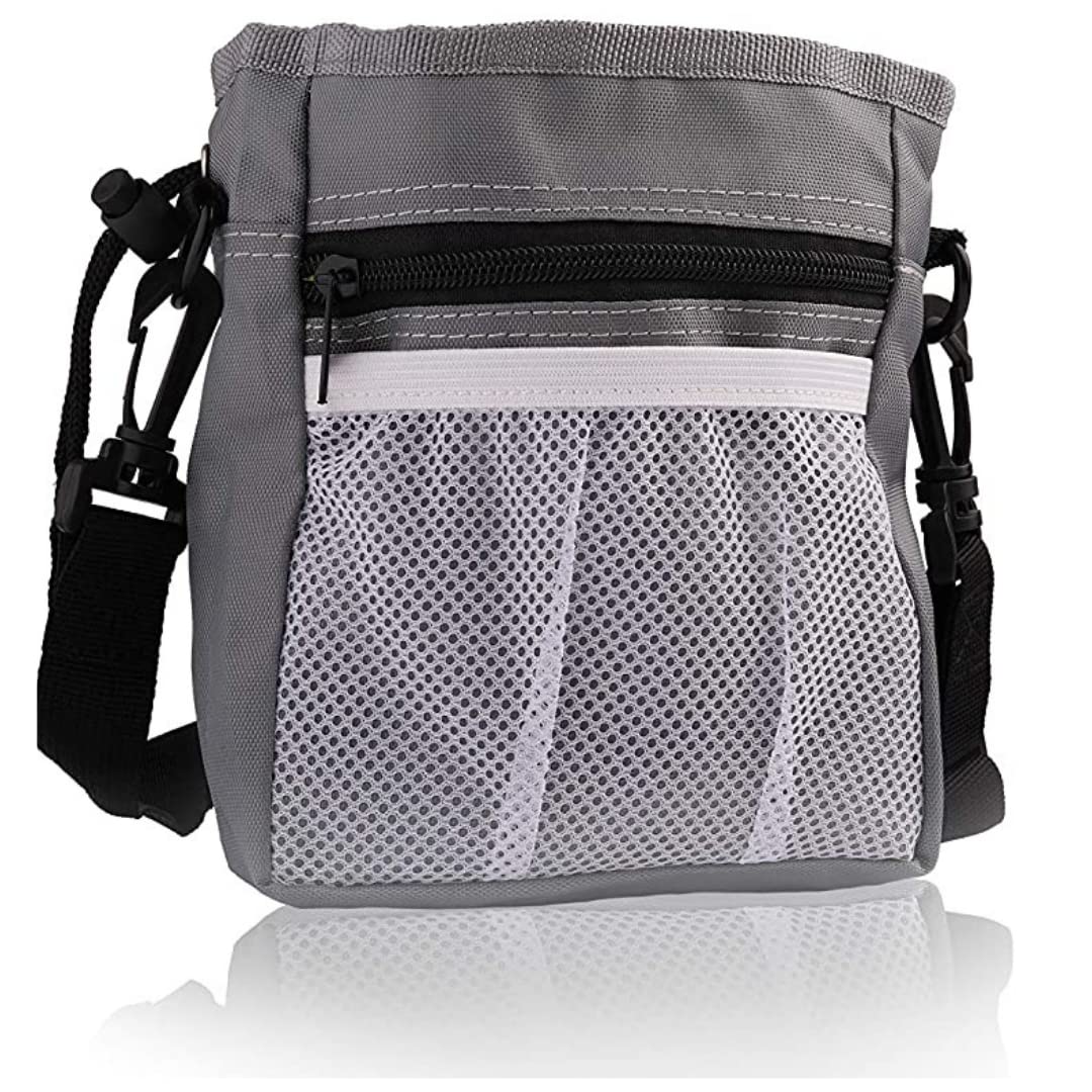 Risan Pet Cat Dog Training Snack Treat Bag Portable Easily Carries Waist Pouch with Buckle Belt Lifestyles Toys Kibble Built-in Poop Bag Dispenser Grey (B09QZRWBZ9) Amazon Price History, Amazon Price Tracker