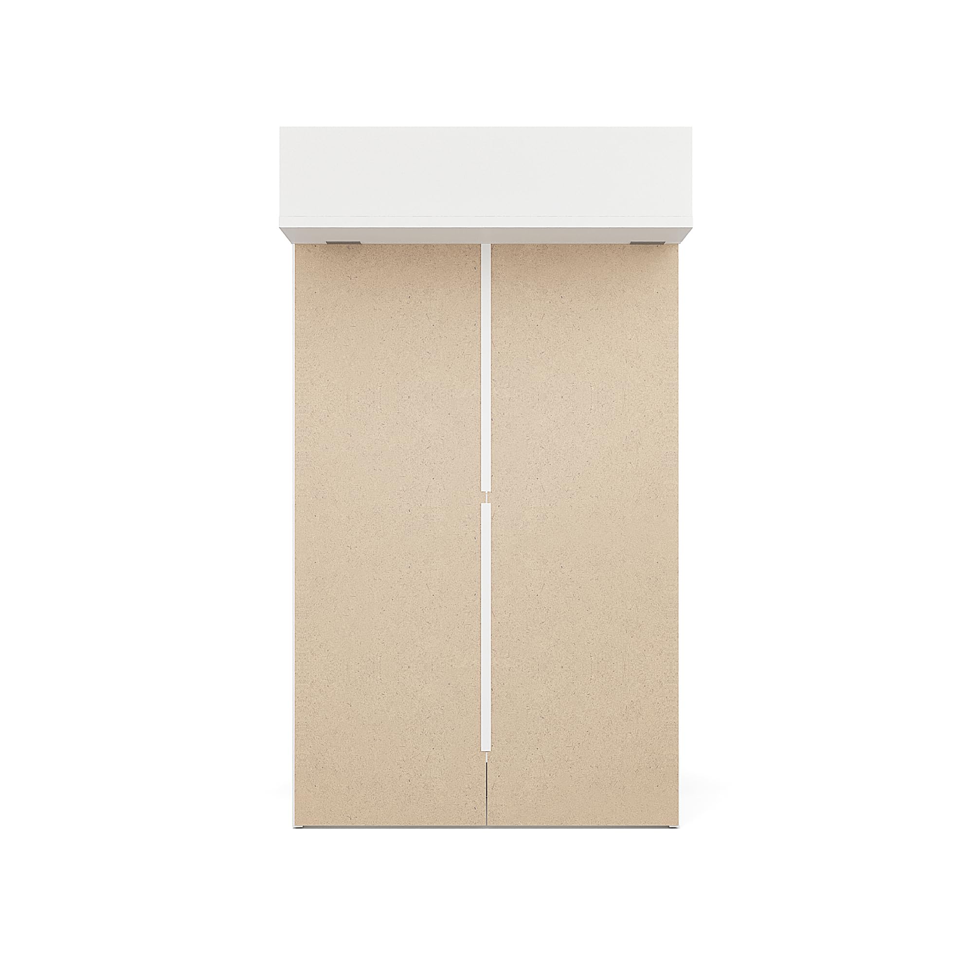 KOMTO Wickelkommode Weiß - Wickeltisch Schmal, Baby Kommode mit Wickelaufsatz abnehmbar, Baby Changing Table | Lulliblox M1