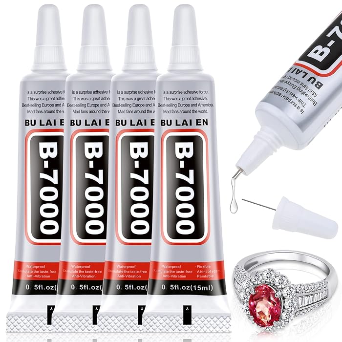 Buy B7000 Glue Clear for Rhinestone Crafts, Jewelry and Bead Adhesive