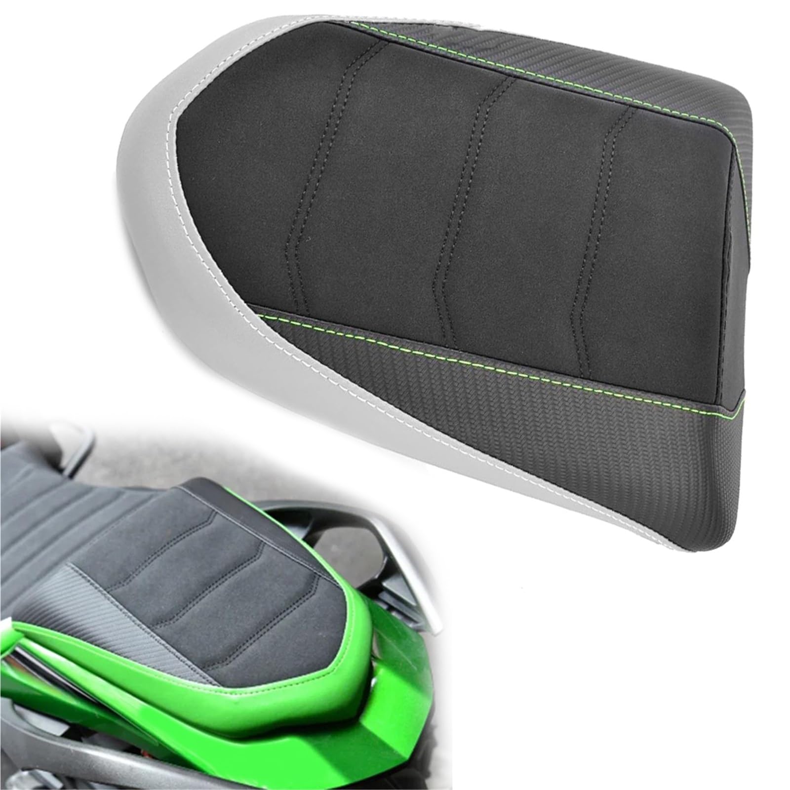 Housse de coussin arrière antidérapante pour la selle passager de la Ninja 1000SX