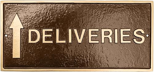 Miniatura 7 de Montague Metal Products - Entrega con placa de declaración de flecha hacia arriba - Placa de pared o césped - Resistente a los rayos UV - Aluminio