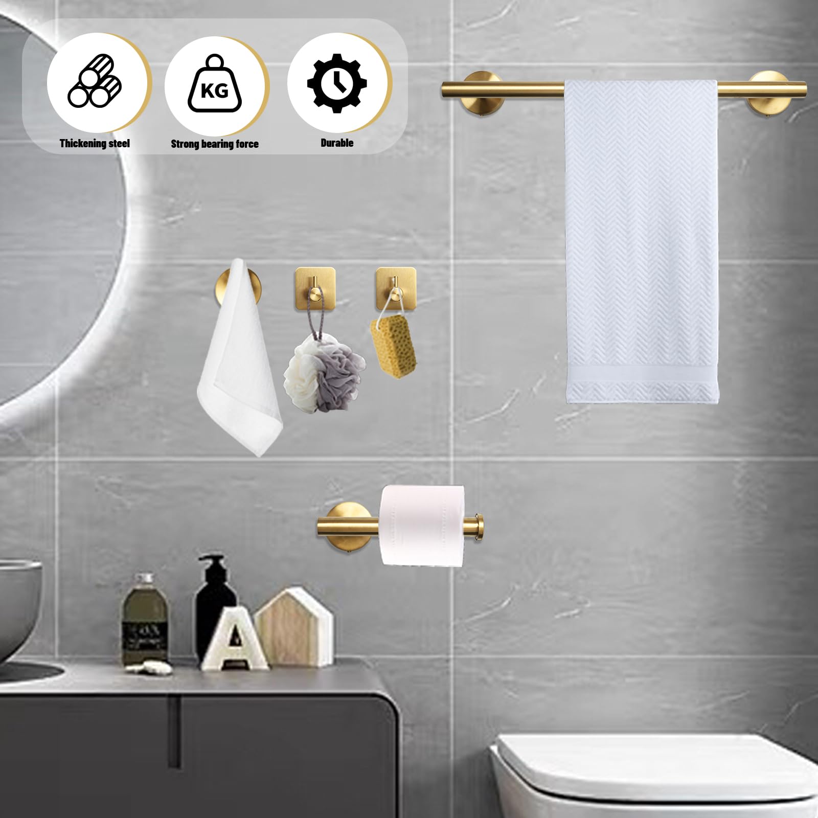 Porta Carta Igienica In Acciaio Inox Porta Carta Igienica Originale Da Parete Senza Forare Porta Carta Igienica Nero Adesivo 3m Per Bagno Wc Decorazione Accessorio Da Cucina 87063250