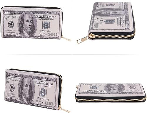 Miniatura 2 de LUI SUI - Billetera de cuero con billete billete para hombre para tarjetas de crédito