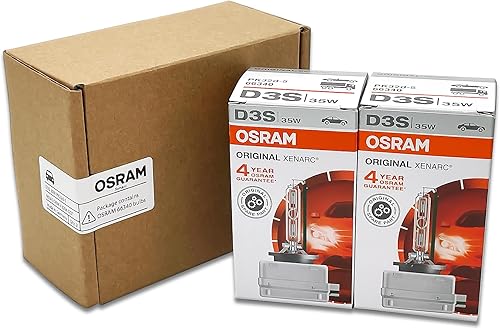 OSRAM Bombillas XENARC D3S HID de xenón para faros delanteros 66340, paquete de 2 por ALI