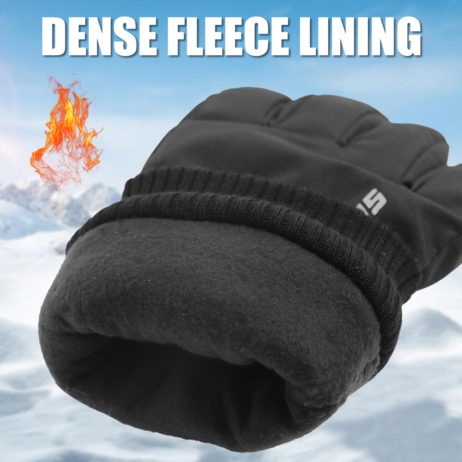 Guantes de invierno, impermeables, térmicos para pantalla táctil, para esquí, ciclismo, senderismo, conducción, escritura, trabajo en congelador