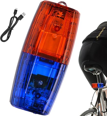 Luz Estroboscópica: 3,15 X 1,3 X 1,02 Pulgadas, Tren De Rodaje Reflectante | Luz De Baliza Intermitente, Clip De Advertencia De Seguridad LED De Alta Visibilidad Para Caminar De Noche, Ciclismo, Trota