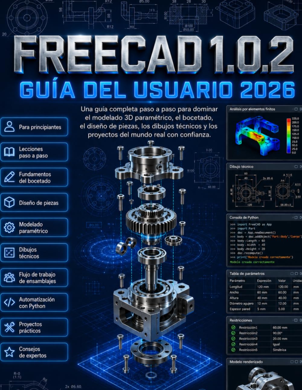 GUÍA DEL USUARIO DE FREECAD 1.0.2 2026