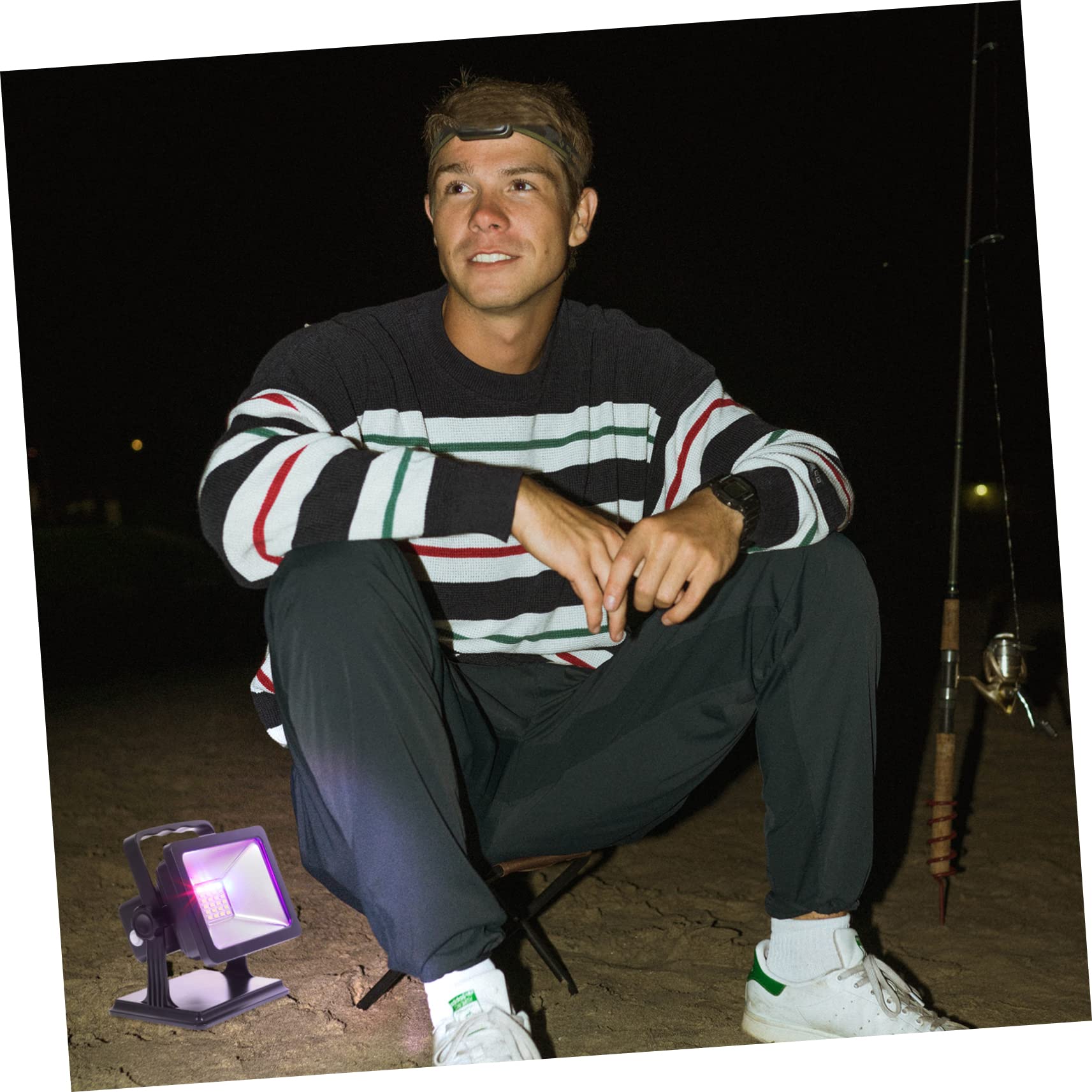 Luz LED de Emergencia para Exteriores, Reflector para jardín, Recargable por USB, para Camping, Senderismo, Barbacoa.