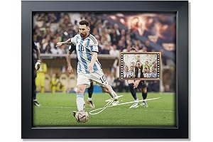 Sufenvera Signed Lionel Messi World Cup 2022 Film Photo Collage