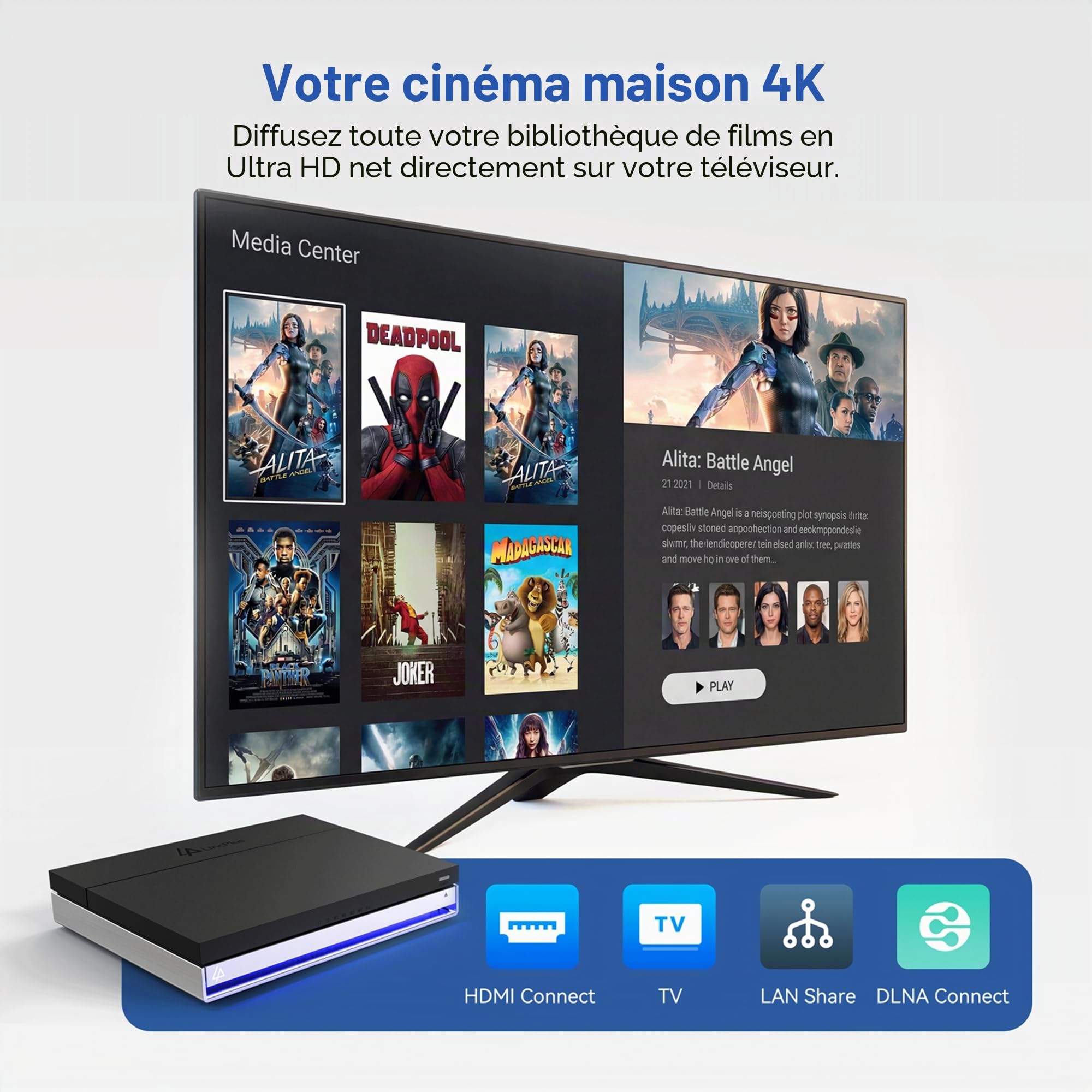 LincStation N1 Serveur NAS 6 Baies, 16 Go de RAM, 128 Go eMMC, 2 Baies x SATA HDD + 4 Baies x M.2 NVMe SSD, Intel Celeron Quad-Core, HDMI 4K, 2 Ans de Garantie, Stockage en Réseau (sans Disque)