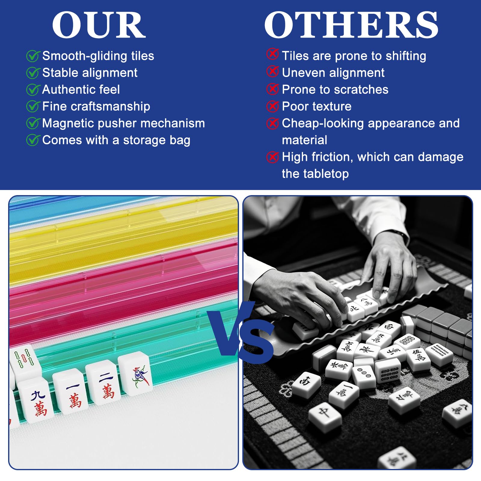 Mini set Mahjong, con 144 piastrelle Mahjong, borsa portaoggetti, supporto Mahjong, carte punteggiate, tappetino da tavolo da gioco, set da tavolo cinese portatile, gioco per la famiglia per uccidere