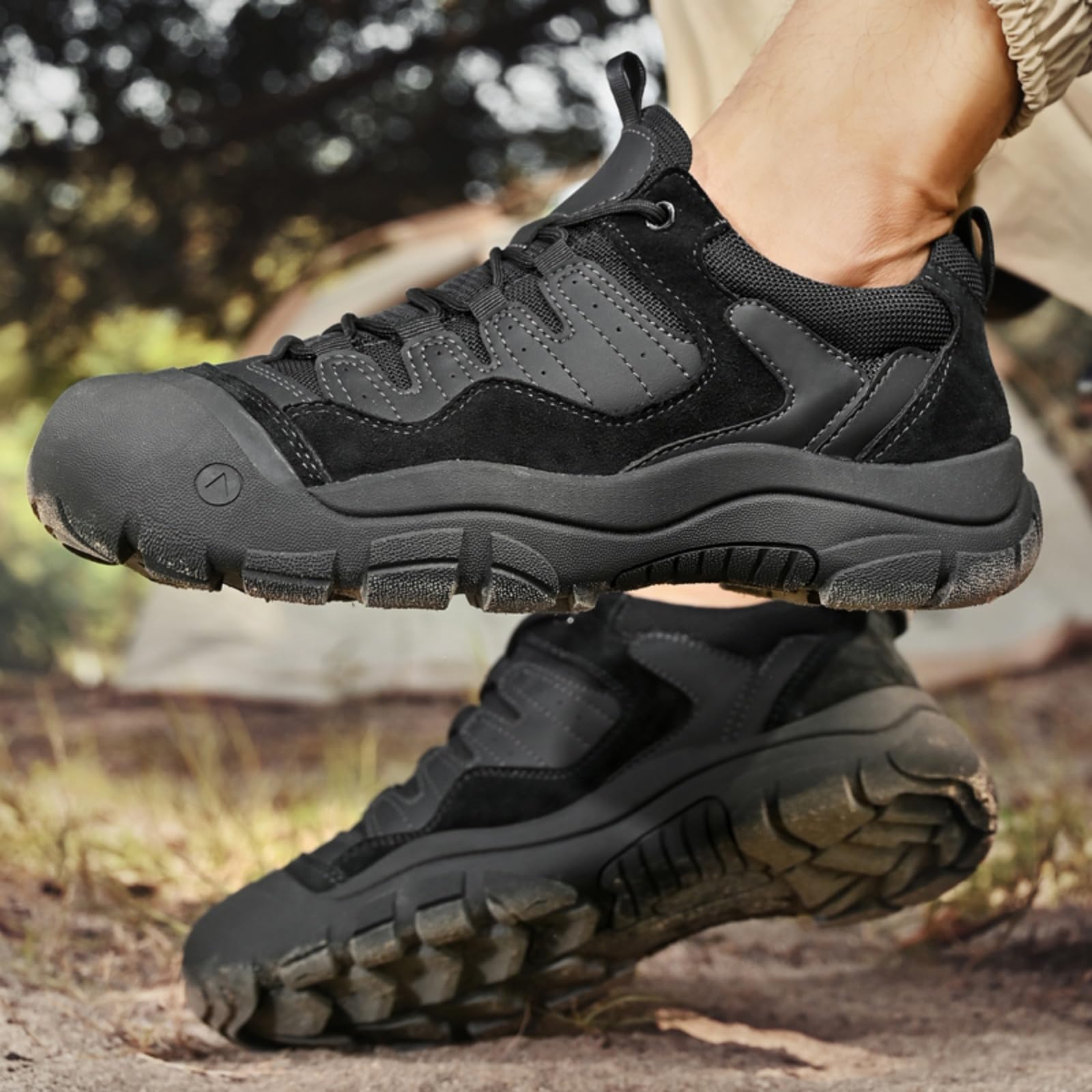 Męskie buty do chodzenia wodoodporne niskie buty trekkingowe