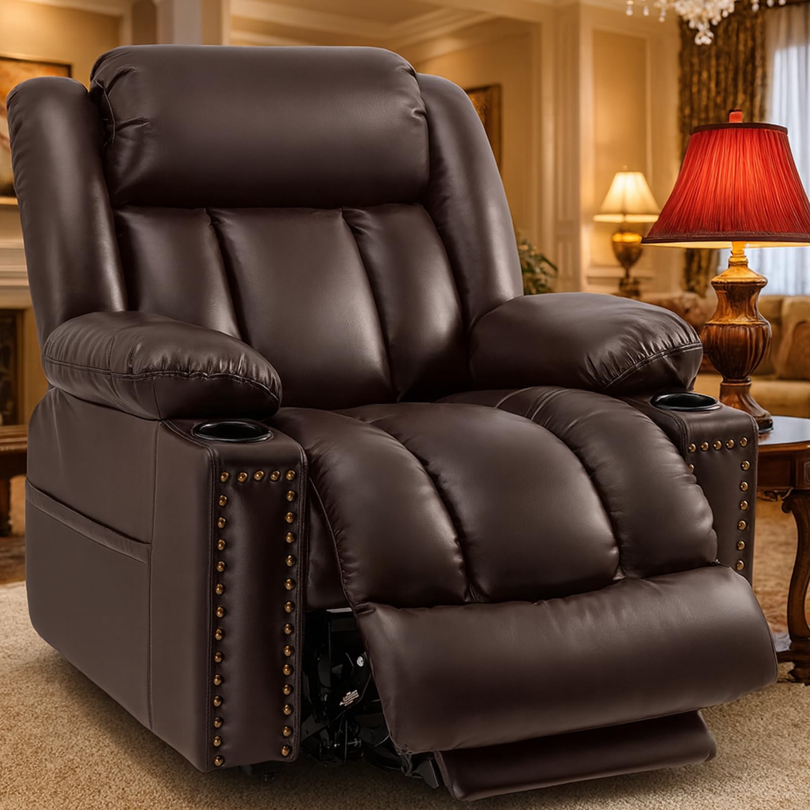5+ Best Recliner Lift Chairs for Seniors (and Their Caretakers) 20 Cfvyne Triple Motor Power Lift Recliner (Dark Brown)