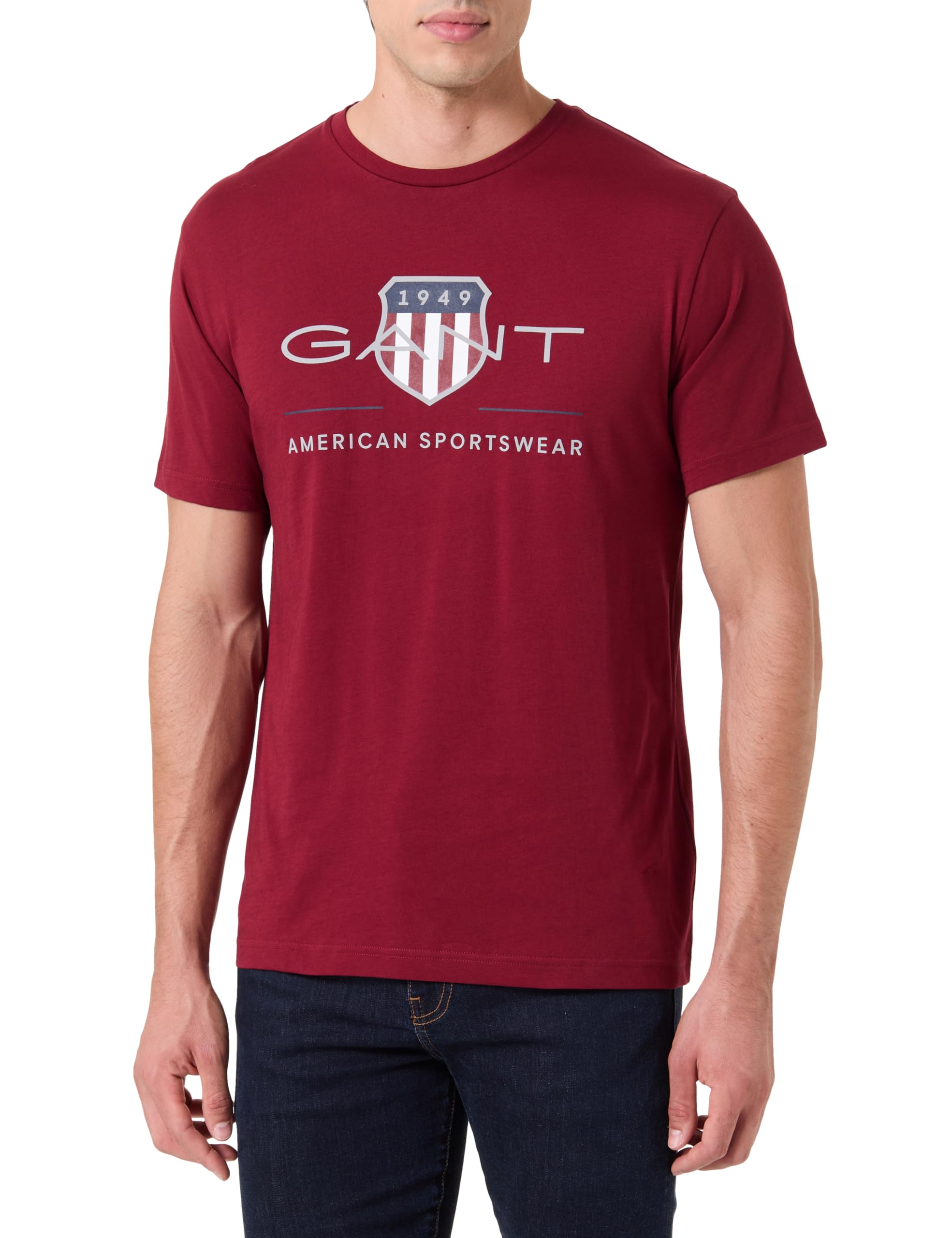 GANT REG Archive Shield SS T-Shirt, red, L