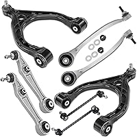Vista 1393 de Detroit Axle - Kit de suspensión frontal de 8 piezas para Dodge Journey 2009-2015, 2 brazos de control inferiores, 2 rótulas, 2 varillas