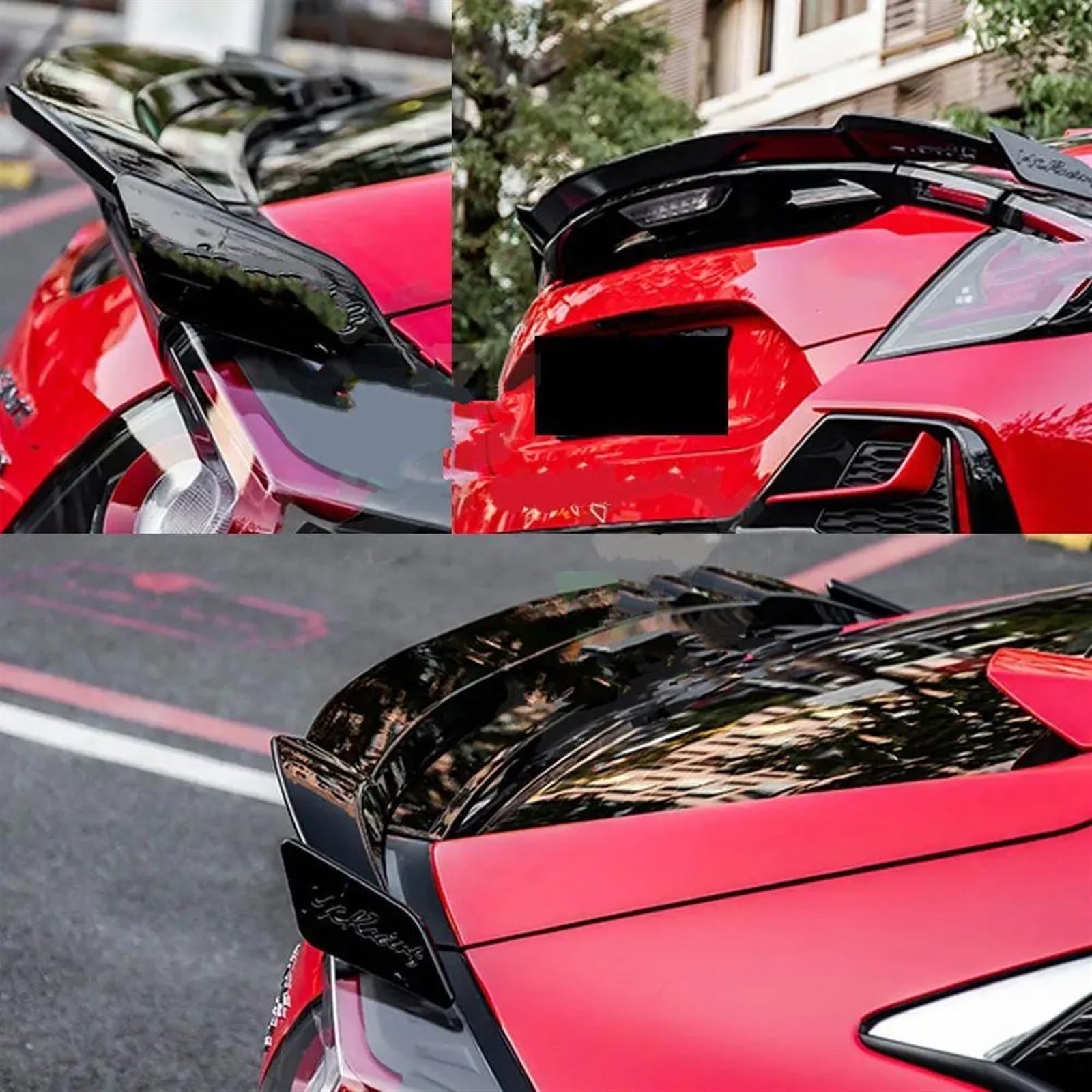 Amazon.co.jp: リアウイングスポイラー シビック用 ハッチバック FK7