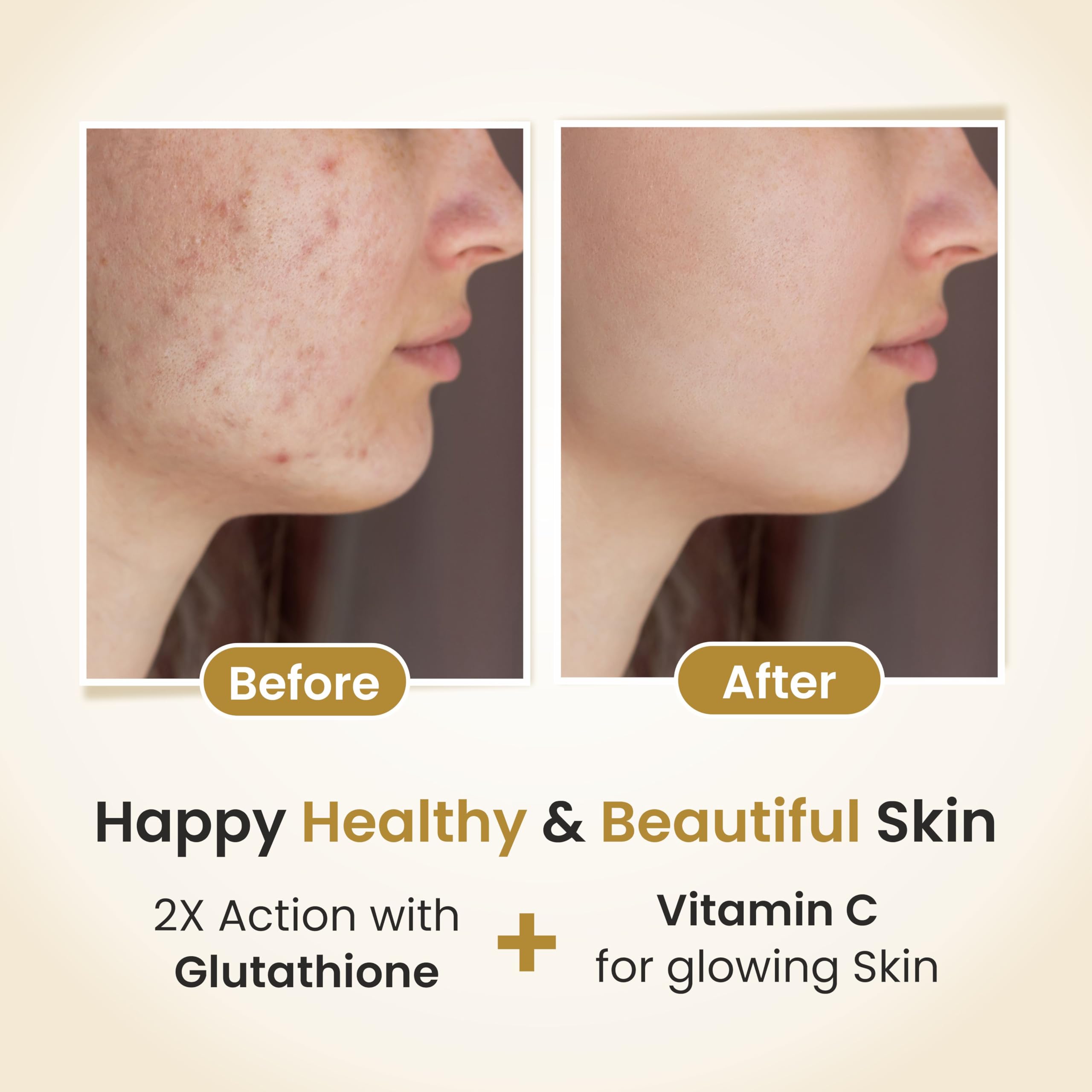 Co Luxury Glutathione Tablets 500mg | For Skin Brightening & Anti Ageing | With Vitamin C & Alpha Lipoic Acid | Pack of 1 | 10 Tablets — Amazon image 4
