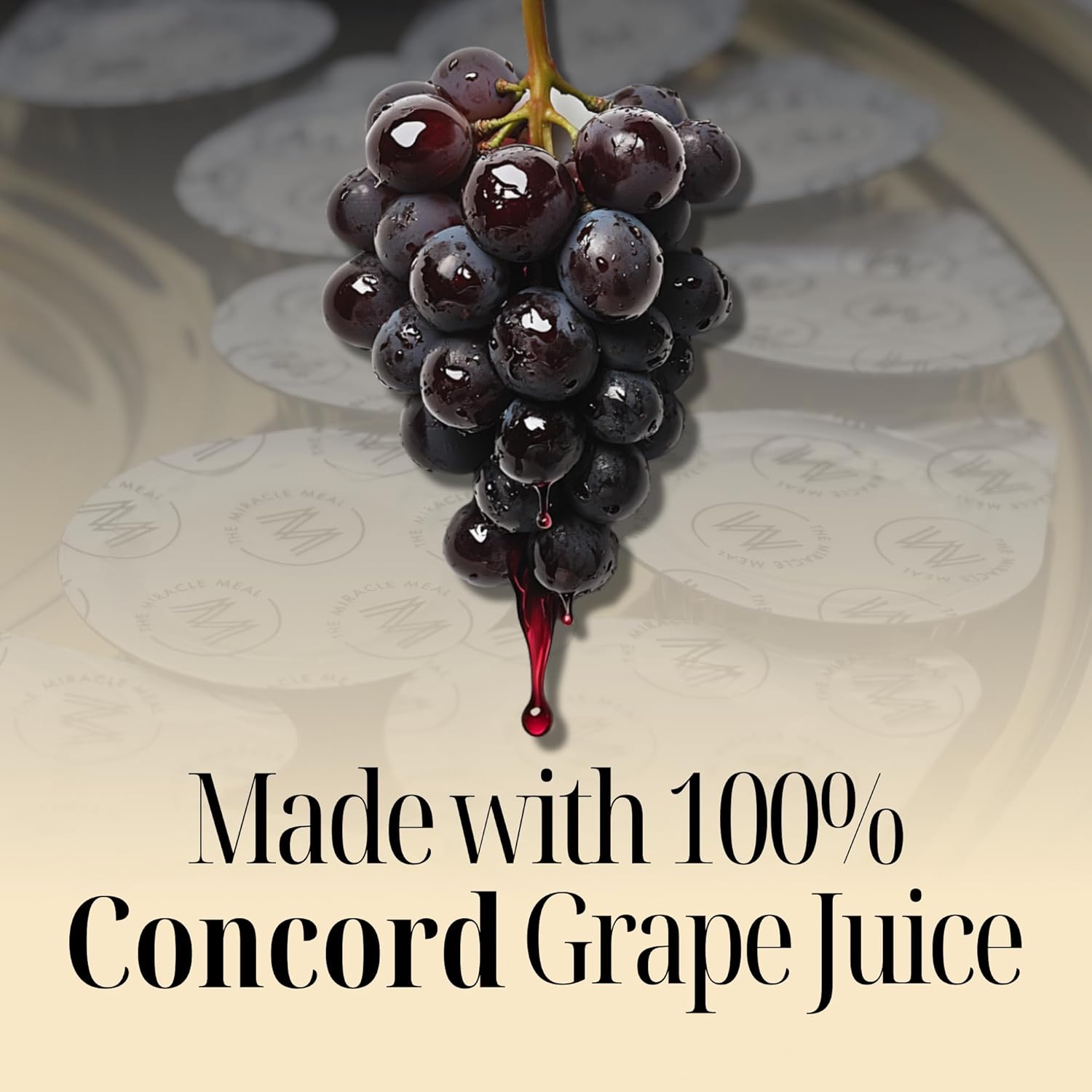 PACK IT HUB The Miracle Meal Pre-filled Communion Cups and Wafer Set - Box of 100 - Made with Concord Grape Juice & Wafer-Made in the USA