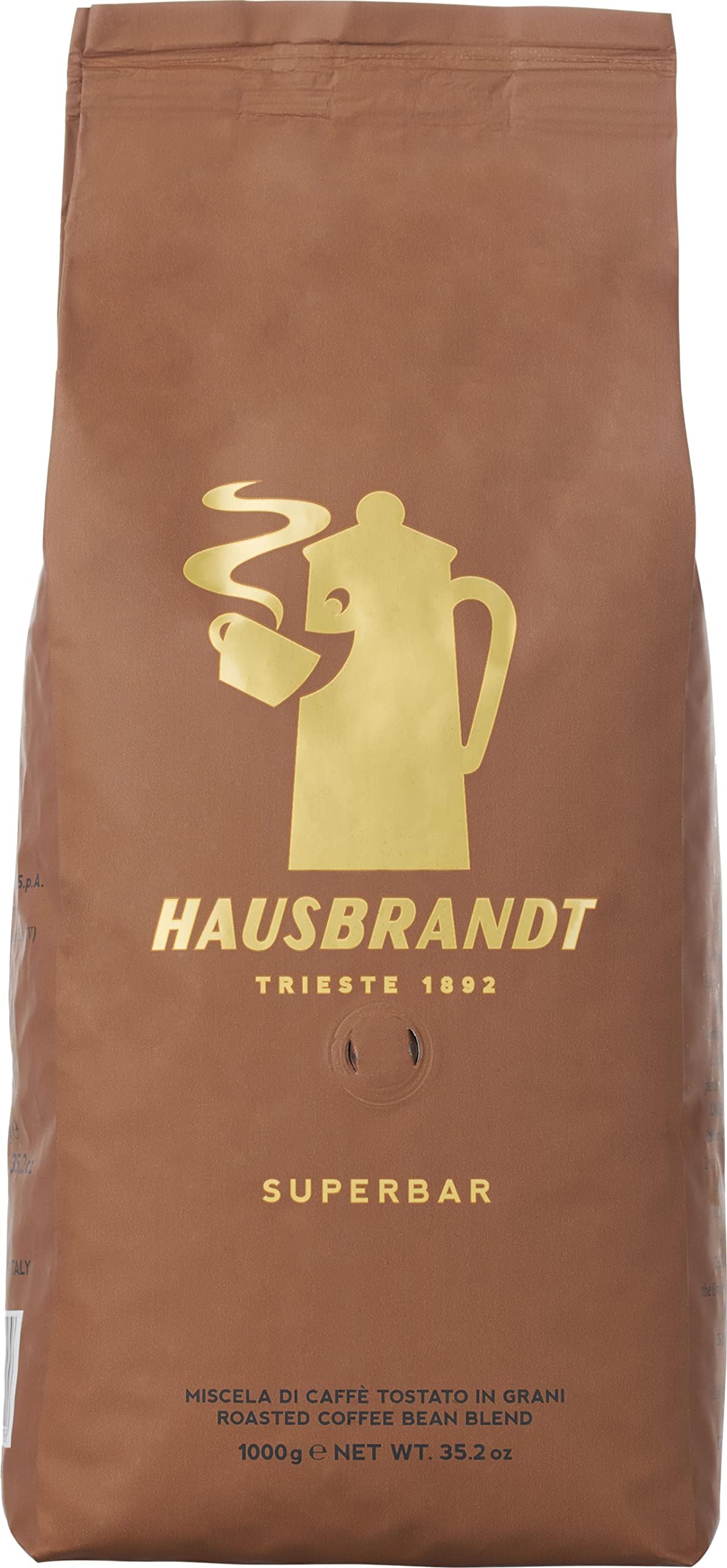 Hausbrandt Espresso Beans Superbar- 2.2 lb. bag