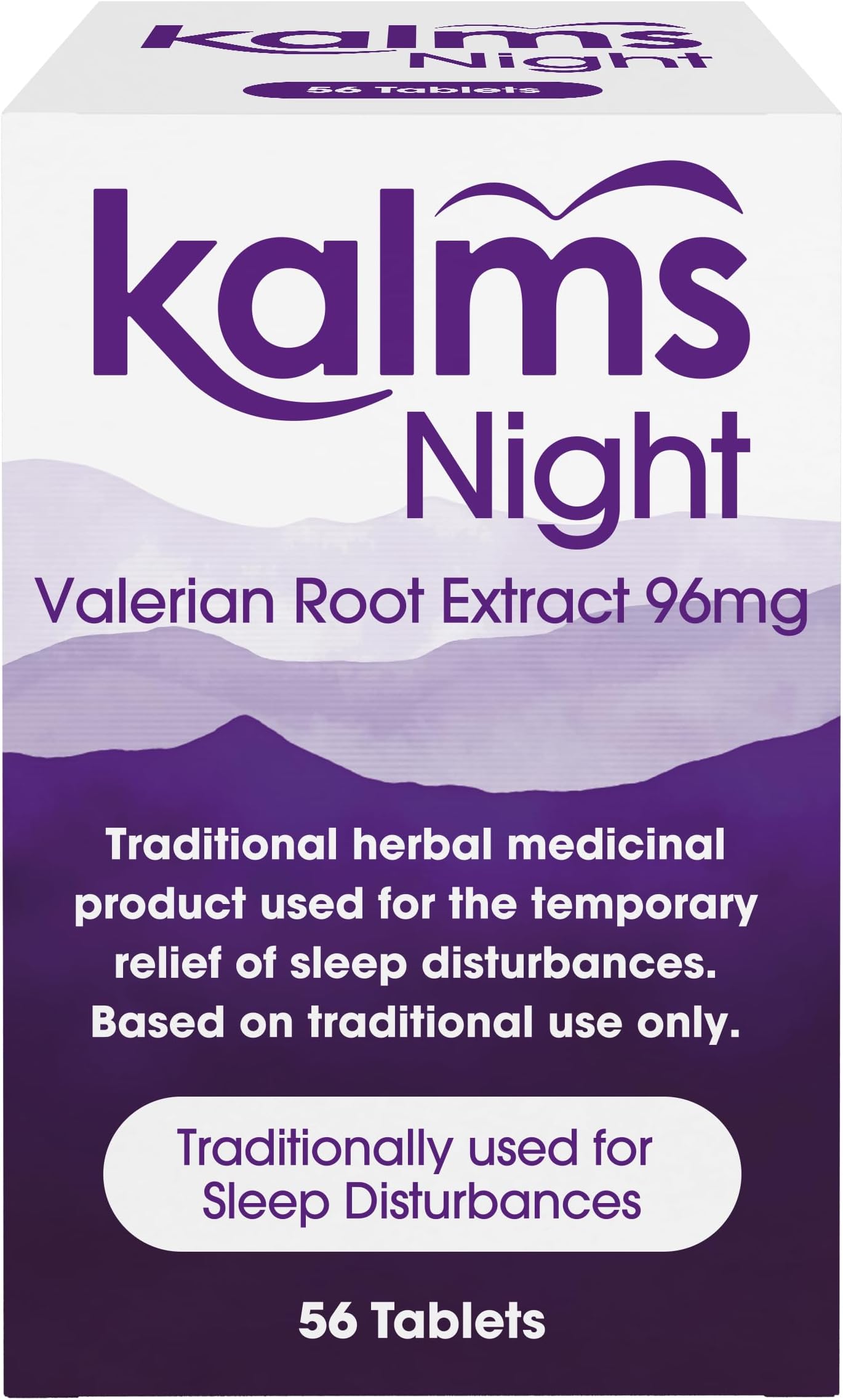Kalms Night 56 Tablets - Traditional Herbal Medicinal Product Used for The Temporary Relief of Sleep Disturbances