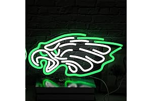 Led Eagles Football Neon Sign, Sports Dimmable Neon Light