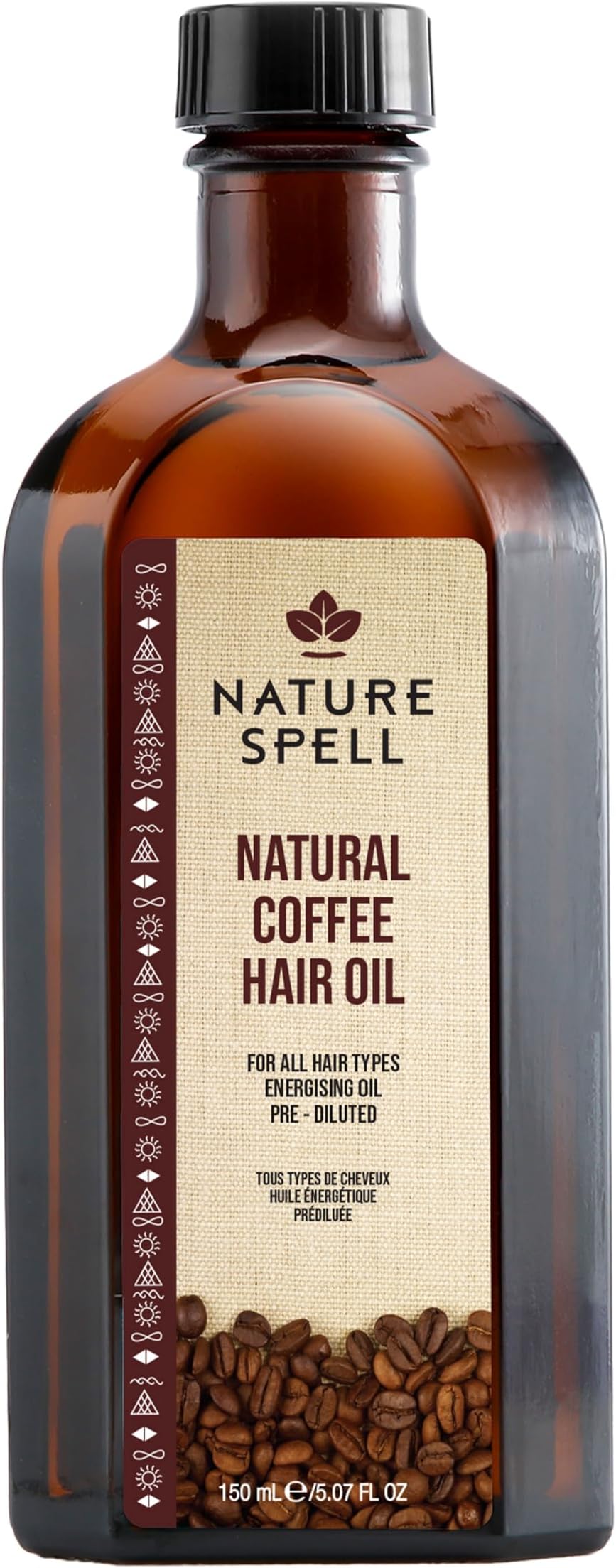 Coffee Oil for Hair & Skin 150 ml, Helps Promote Hair Growth, Body Oil To Renew Skin Cells For A Natural Glow