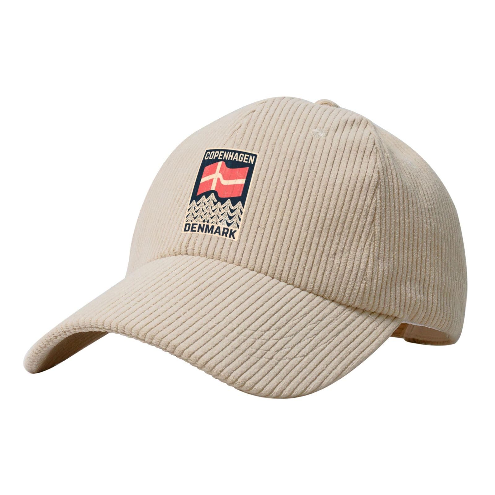 Byoblu Danish-Flag-Copenhagen-Denmark-Retro- Classic Corduroy