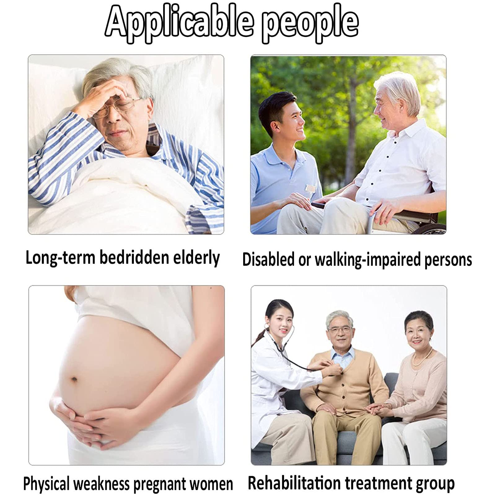 Tablas de Transferencia Cinturón Deslizante Dispositivos de Asistencia para Cama Almohadillas Protectoras para Adultos Seguridad de Cuerpo Completo Eslinga de elevación médica Disc