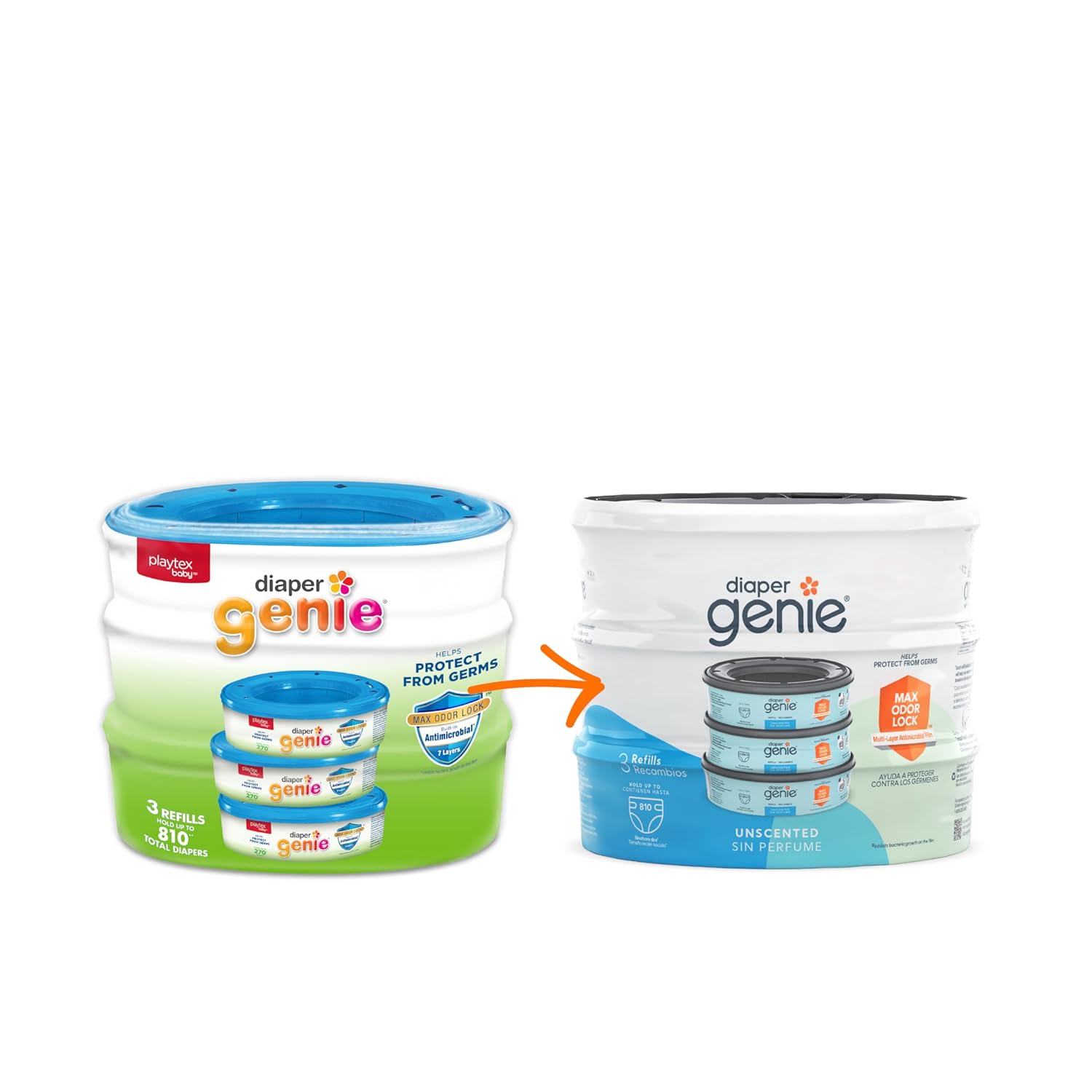 Playtex Playtex Diaper Genie Refill 3 pk, 3.4 Ounce
