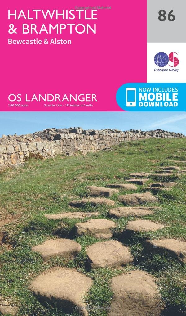 Ordnance Survey Landranger Map 86 Haltwhistle and Brampton