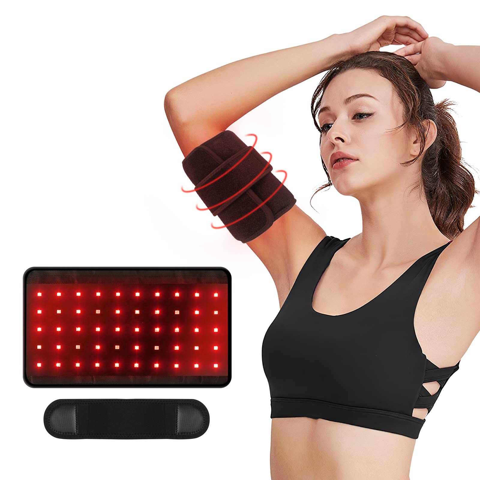 Buy Red Infrared Light Therapy Arm Belt, Deep Therapy Device for Back