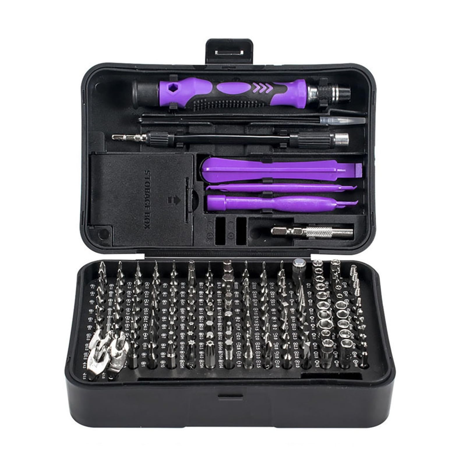 Generico Juego de Puntas Destornillador magnético, Torx, Llave removedora Enchufe, Herramientas reparación PC y teléfono, Accesorios