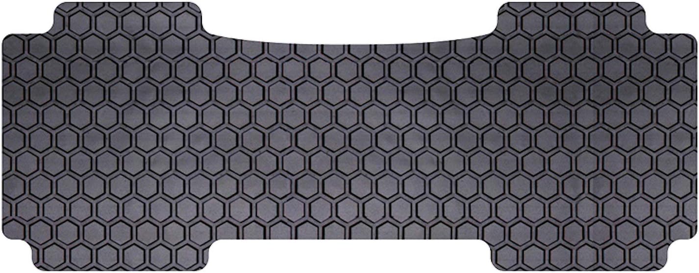 Intro-Tech MZ-202-RT-B Hexomat Third Row 1 pc. Custom Fit Auto Floor Mat for Select Mazda CX-9 Models - Rubber-Like Compound, Black