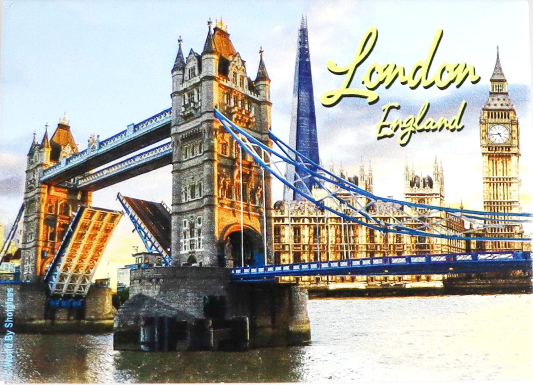 London England Tower Bridge Fridge Collector's Souvenir Magnet 2.5" X 3.5"