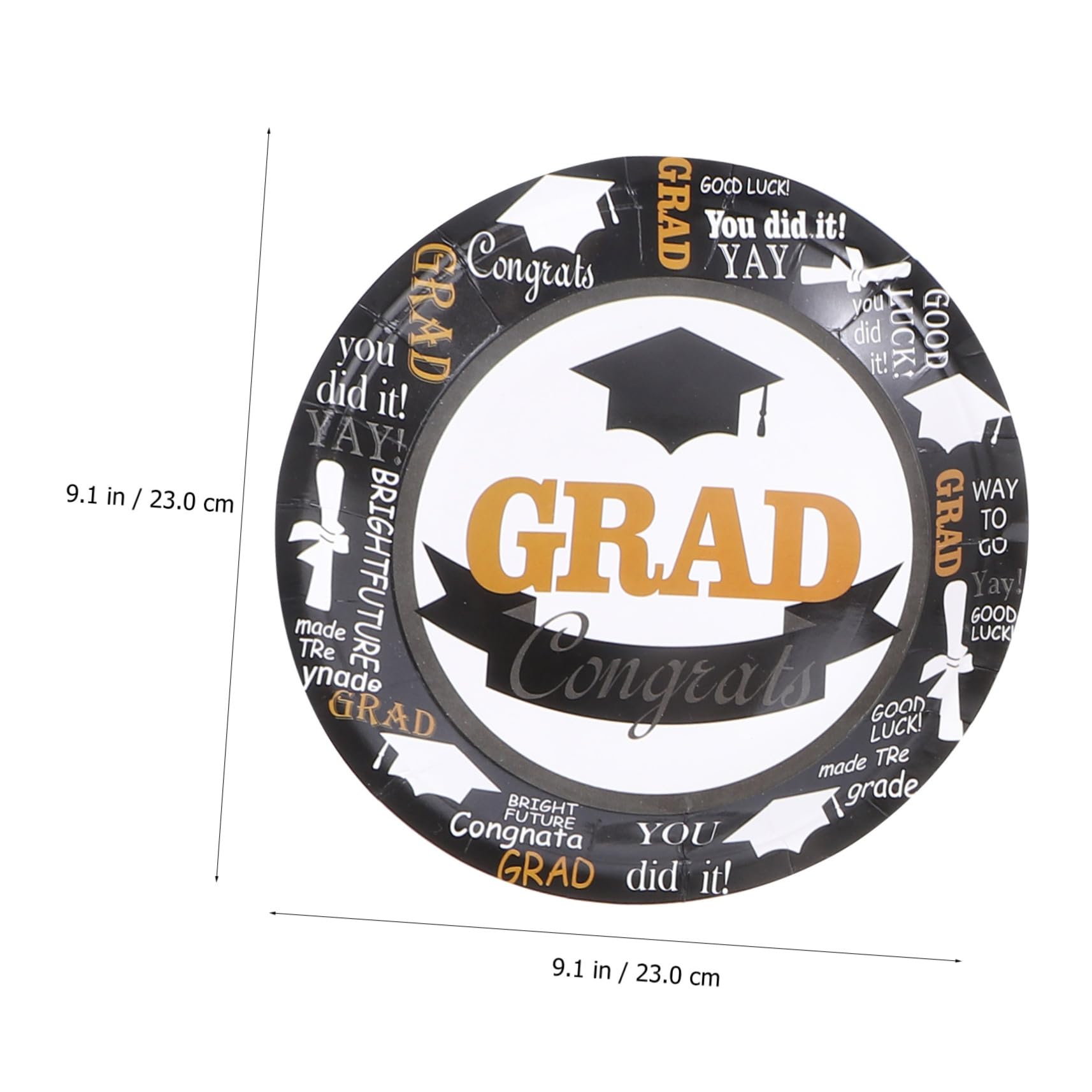 Healeved 3sätze Graduation Party Geschirrset Teiliges Papptellern Sowie Servietten Für Feierliche Anlässe Wiederverwendbar Und Für Abschlussfeiern