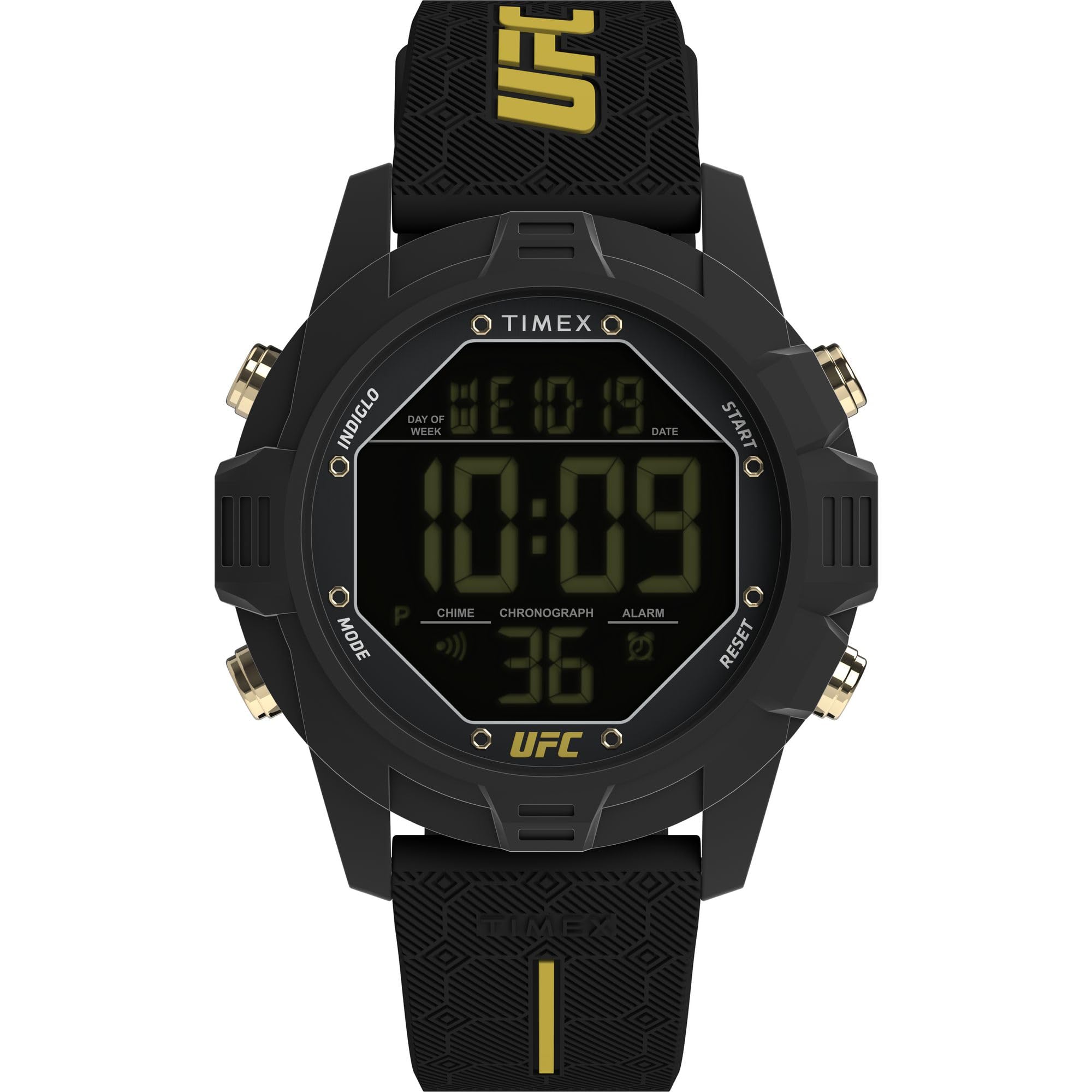 Timex Reloj Digital para Hombres de Cuarzo con Correa en Silicona TW2V97900VQ