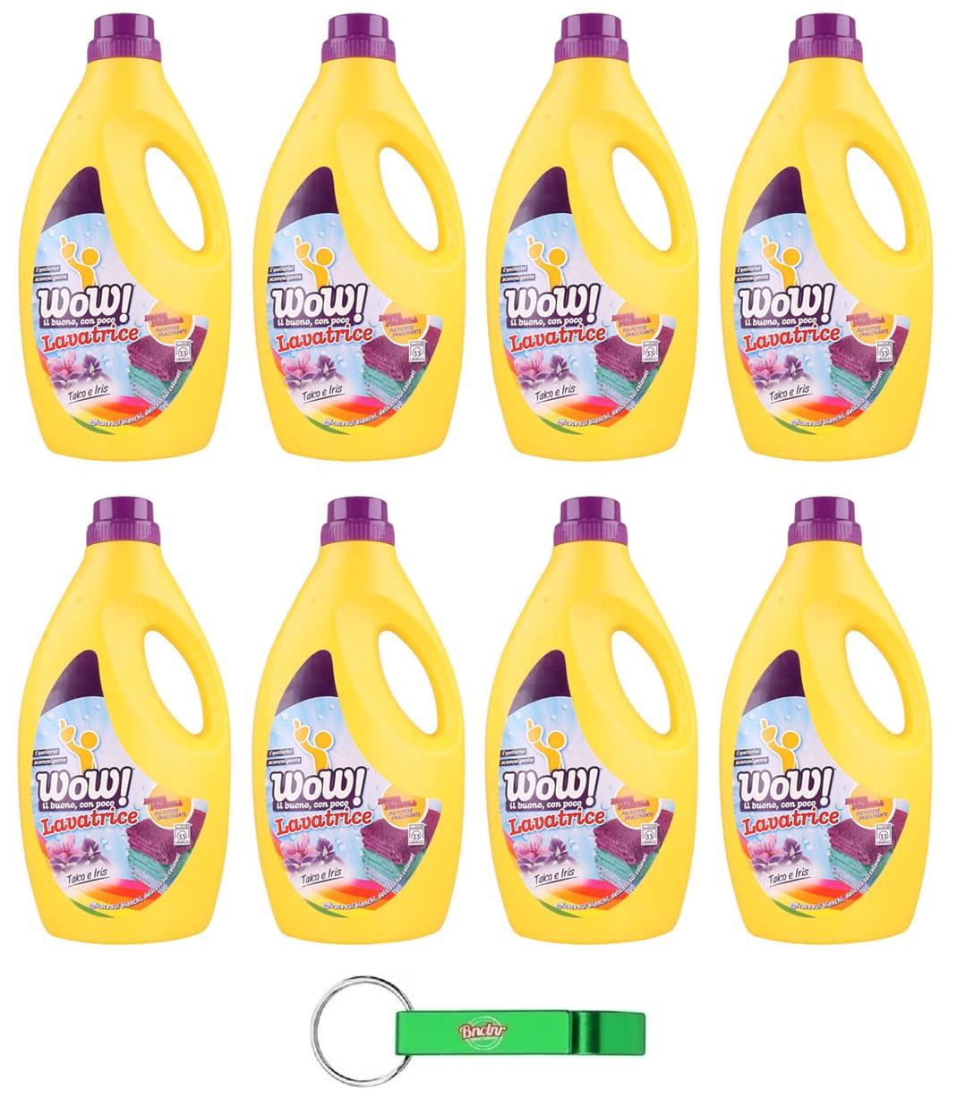 8 X WOW Detersivo Liquido Per Bucato – Detersivo Liquido Detersivo Detersivo Detersivo Liquido per Bucato – Detersivo Detersivo Detersivo Profumo 28 lavaggi – 1850 ml +