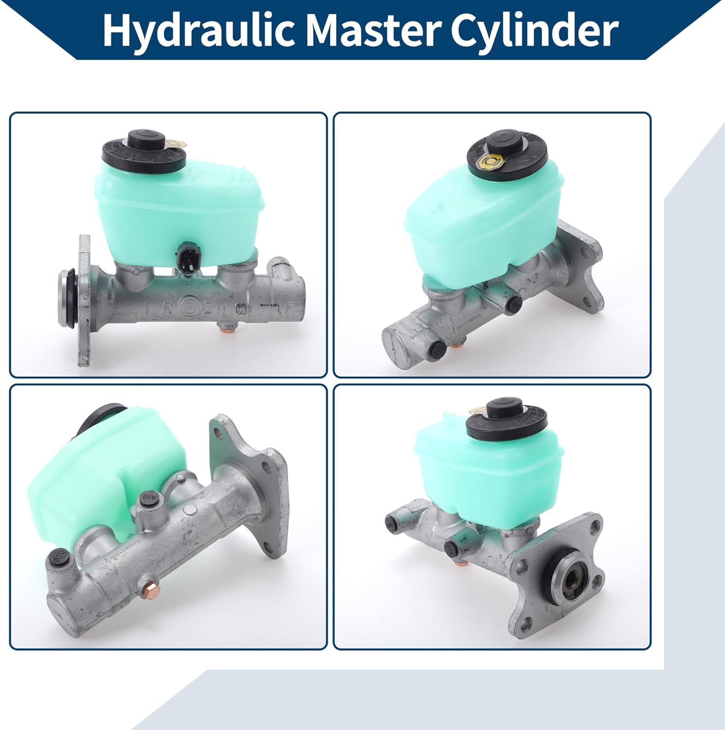 Brake Master Cylinder Reservoir No.472013D141 for Toyota Hilux Ln85 1990-1997 Hydraulic Master Cylinder Aluminum Alloy,Plastic 1 Pc