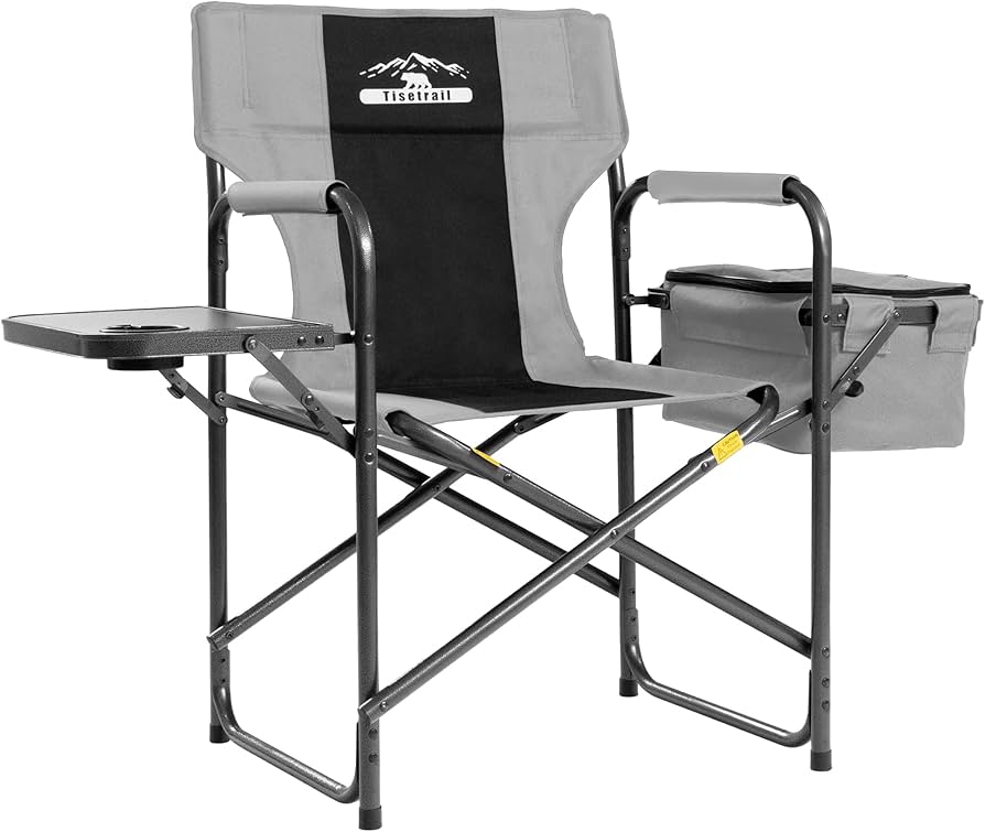 Amazon.com : Tisetrail Director Camping Chair with Cooler Bag